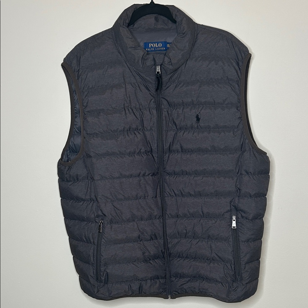 Polo by Ralph Lauren Men's Charcoal Down Vest